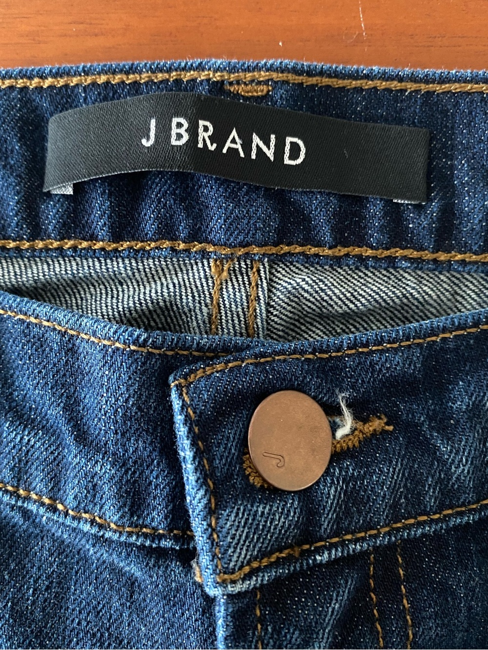 J Brand | Dark-Wash Denim 100% Cotton Aidan Ringer Boyfriend Jeans Sz 28 - Picture 8 of 15